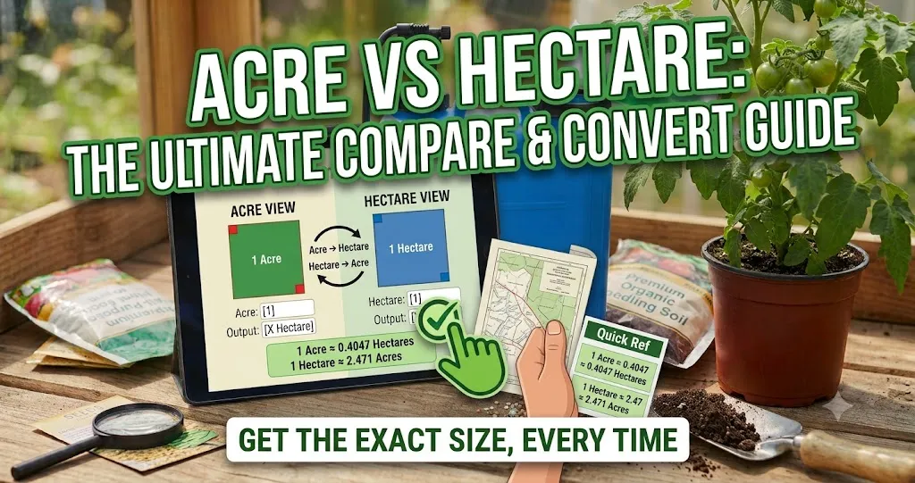 Acre vs Hectare: How They Compare and How to Convert Without Mistakes